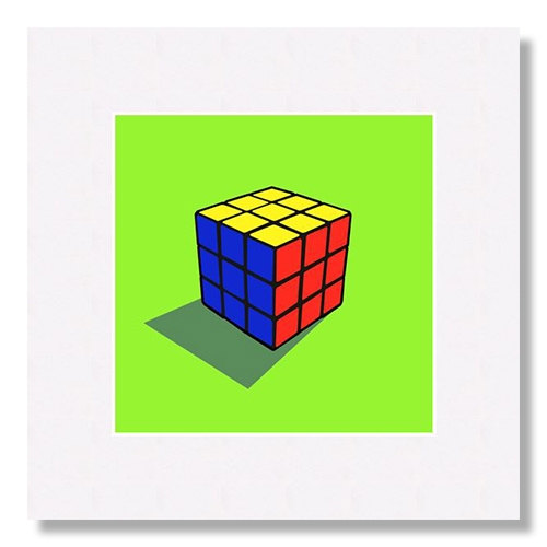 Rubiks cube green