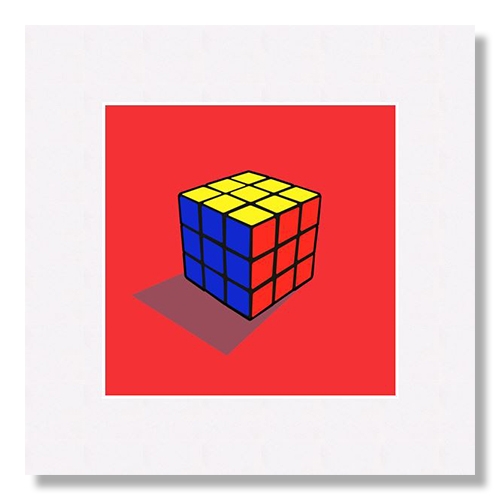 Rubiks cube red