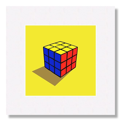 Rubiks cube yellow