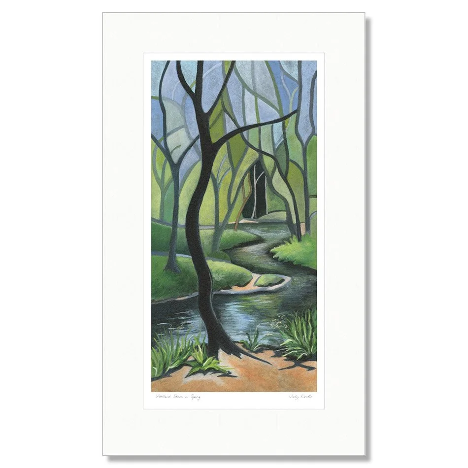 Woodland Stream in Spring by Judy randle
