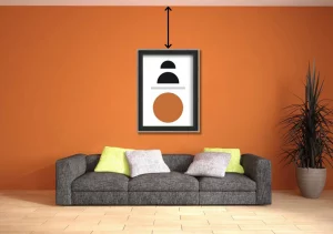 How To hang a picture using Strap Hangers