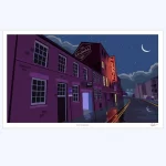 The Leadmill print by Greg Harris, iconic Sheffield music venue art
