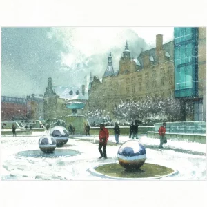 St Paul's Square Winter