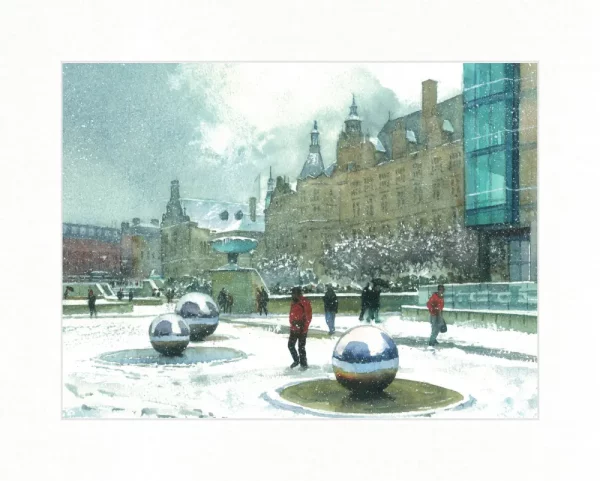 St Paul's Square Winter