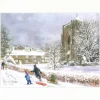 Beauchief Abbey in snow
