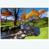 Padley Gorge - Autumn art print