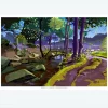 Padley Gorge - Summertime art print